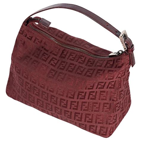 vintage red fendi bag.